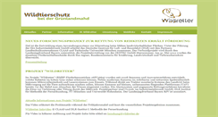 Desktop Screenshot of forschung.wildretter.de