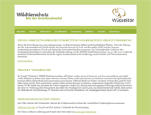 Tablet Screenshot of forschung.wildretter.de